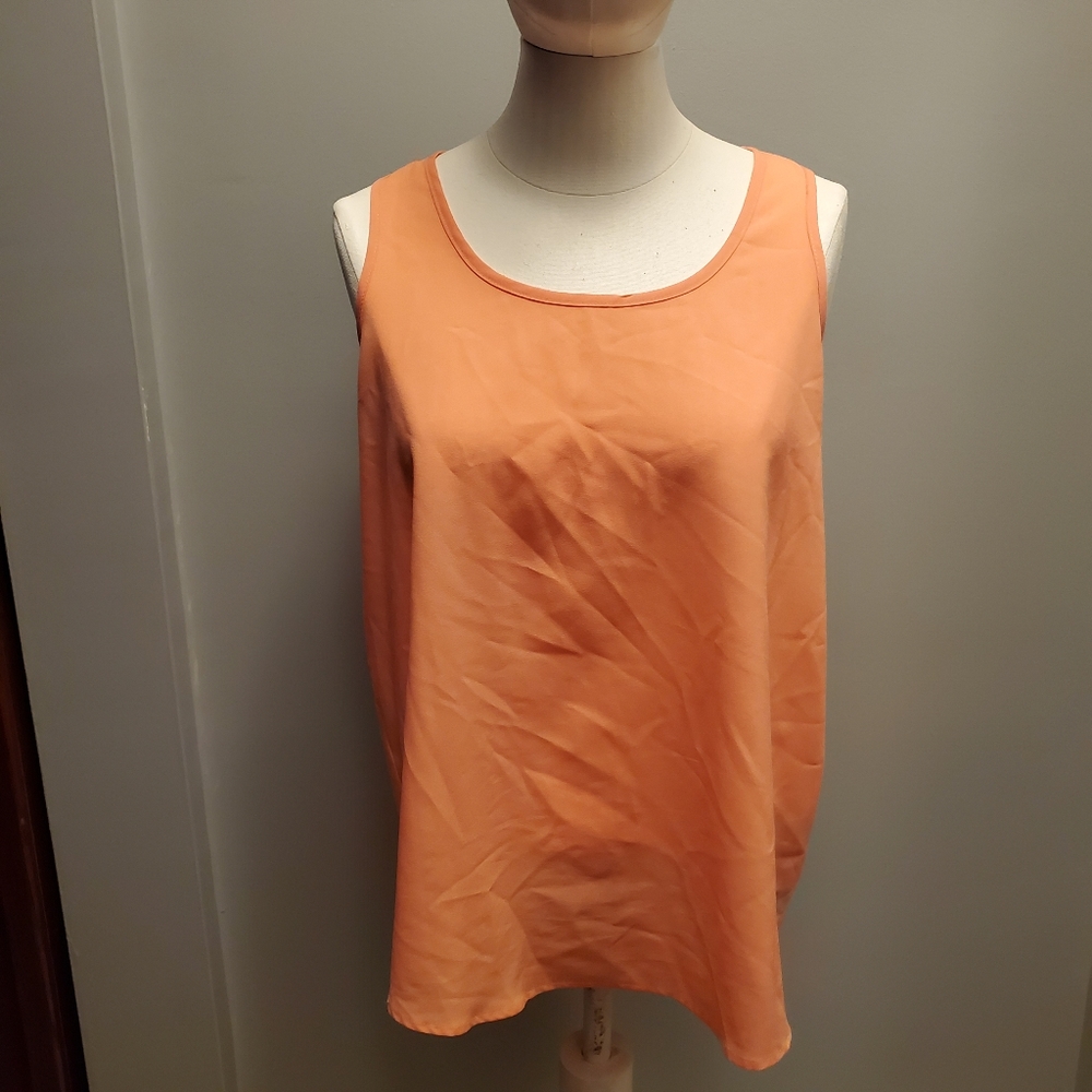 E hanger M Tank Orange Racerback Blouse